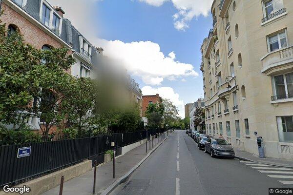 Vue Google Street View du 12 Rue du Bois de Boulogne