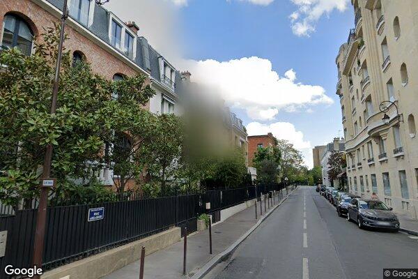 Vue Google Street View du 14 Rue du Bois de Boulogne