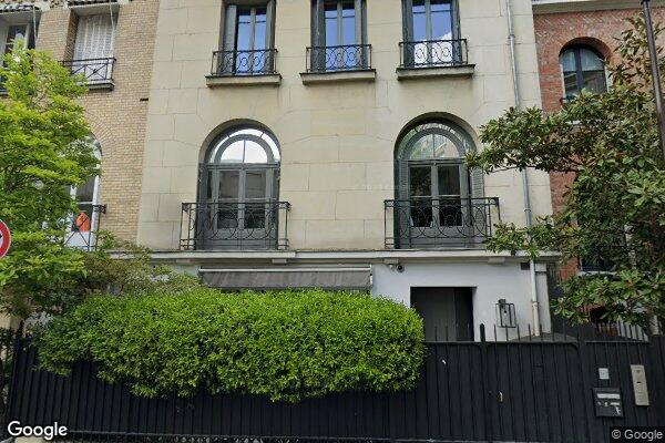 Vue Google Street View du 14BIS Rue du Bois de Boulogne