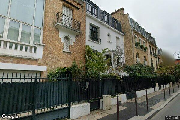 Vue Google Street View du 18BIS Rue du Bois de Boulogne
