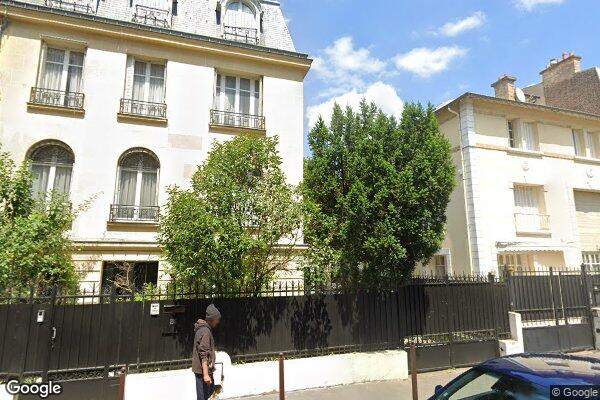 Vue Google Street View du 24 Rue du Bois de Boulogne