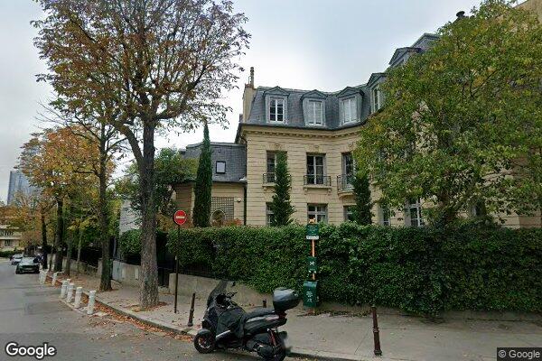 Vue Google Street View du 24BIS Rue du Bois de Boulogne