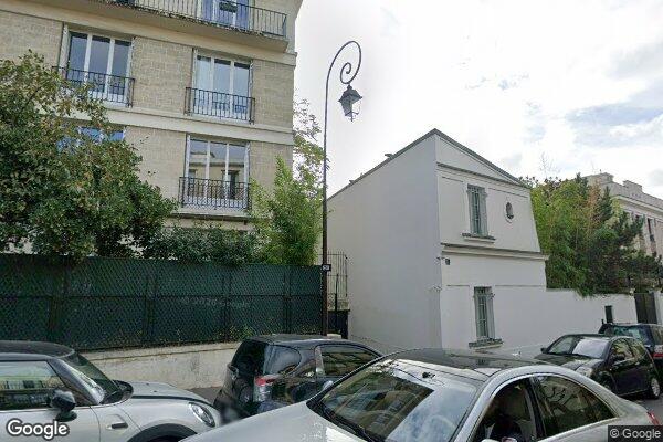 Vue Google Street View du 29 Rue du Bois de Boulogne