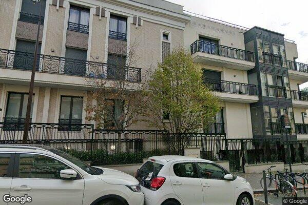 Vue Google Street View du 33 Rue du Bois de Boulogne
