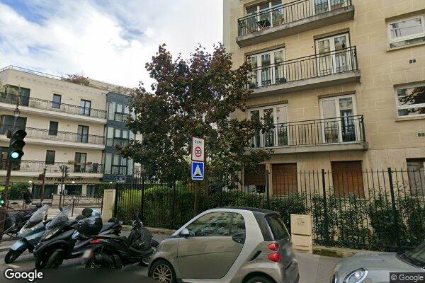 Vue Google Street View du 37 Rue du Bois de Boulogne