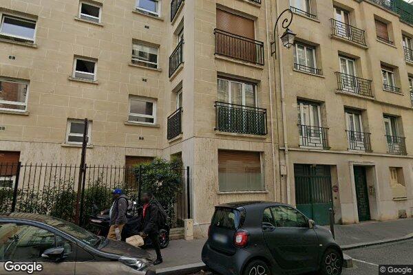 Vue Google Street View du 39 Rue du Bois de Boulogne