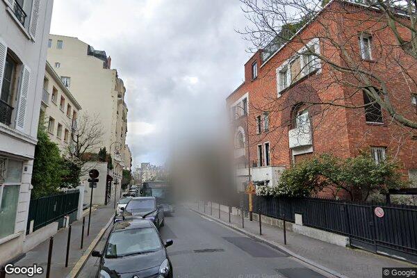 Vue Google Street View du 4 Rue du Bois de Boulogne