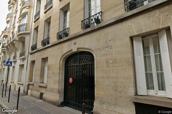 Vue Google Street View du 42 Rue du Bois de Boulogne