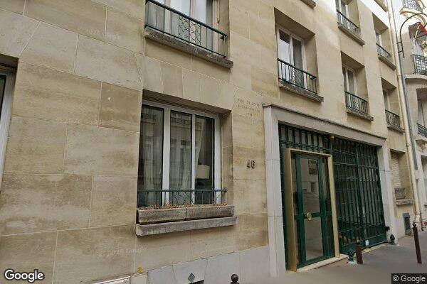 Vue Google Street View du 46 Rue du Bois de Boulogne