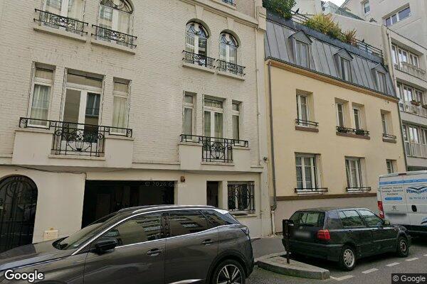 Vue Google Street View du 49 Rue du Bois de Boulogne