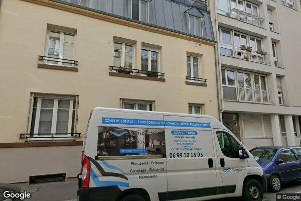 Vue Google Street View du 49BIS Rue du Bois de Boulogne