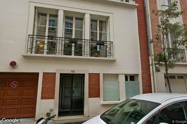 Vue Google Street View du 10 Rue du General Cordonnier