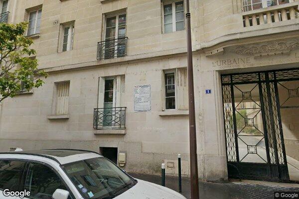 Vue Google Street View du 1BIS Rue du Général Delanne