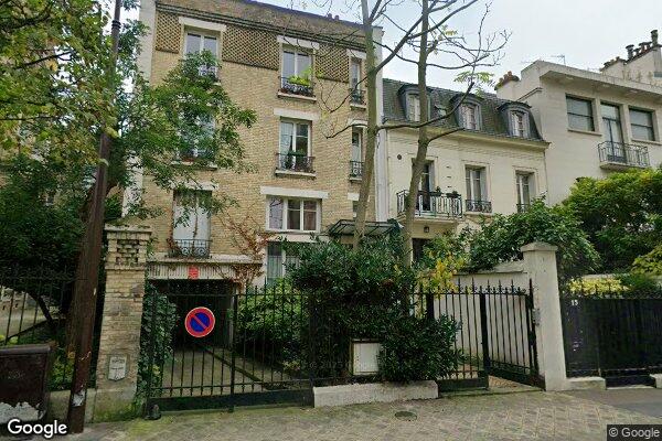 Vue Google Street View du 13 rue du général henrion-bertier