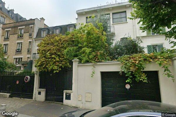 Vue Google Street View du 17 rue du général henrion-bertier