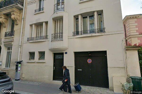 Vue Google Street View du 5 rue du général henrion-bertier