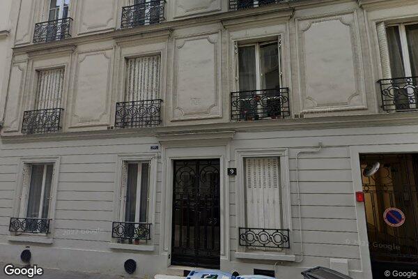 Vue Google Street View du 9 Rue du Midi