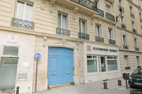 Vue Google Street View du 21BIS Rue Edmond Bloud