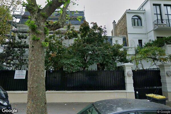 Vue Google Street View du 1 Rue Édouard Nortier