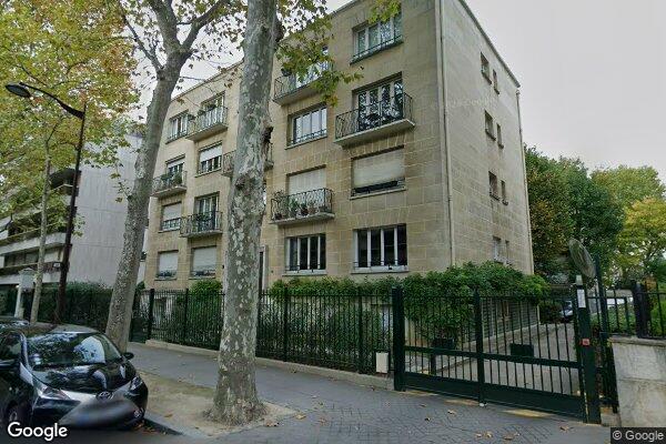 Vue Google Street View du 10 Rue Édouard Nortier