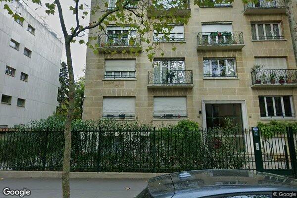 Vue Google Street View du 12 Rue Édouard Nortier