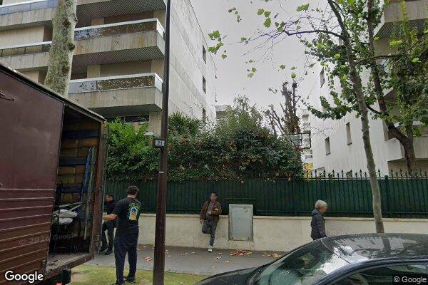 Vue Google Street View du 17 Rue Édouard Nortier