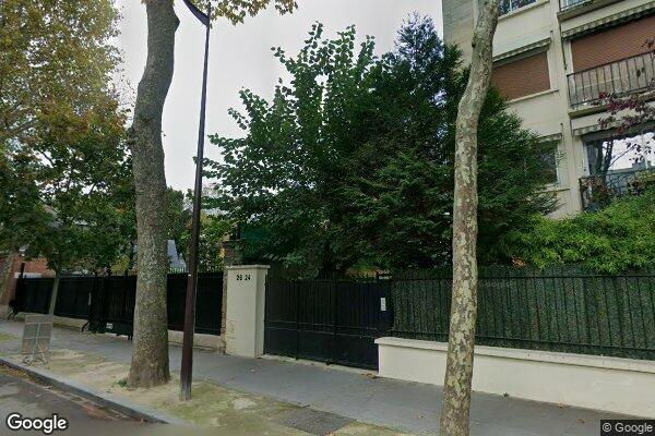 Vue Google Street View du 26 Rue Édouard Nortier