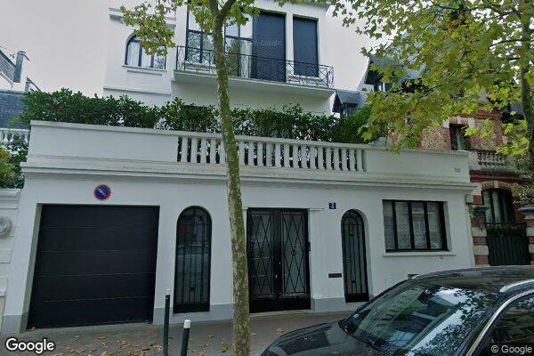 Vue Google Street View du 3 Rue Édouard Nortier