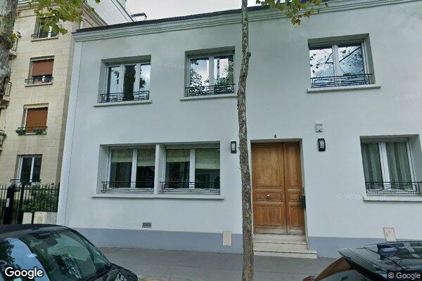 Vue Google Street View du 4 Rue Édouard Nortier