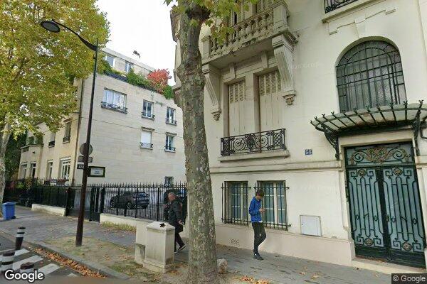 Vue Google Street View du 58 Rue Édouard Nortier