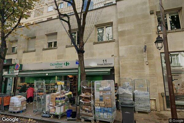 Vue Google Street View du 11 Rue Ernest Deloison