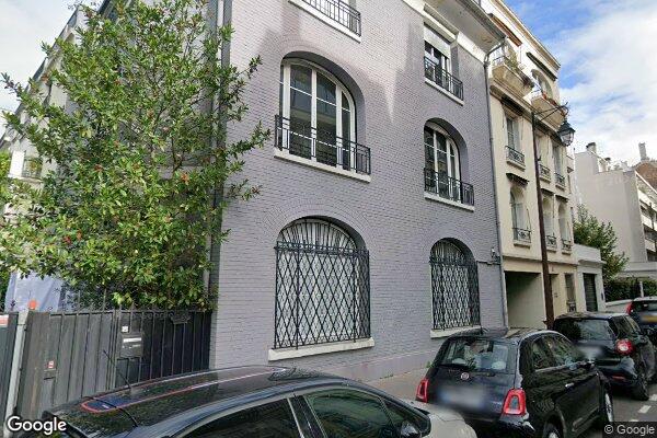 Vue Google Street View du 22 Rue Frédéric Passy