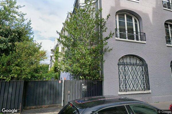 Vue Google Street View du 24 Rue Frédéric Passy
