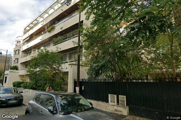 Vue Google Street View du 8 Rue Frédéric Passy