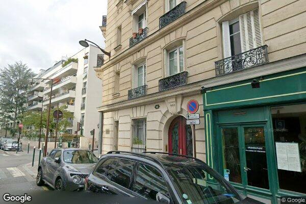Vue Google Street View du 16 Rue Garnier