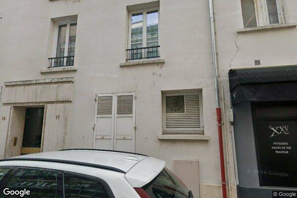 Vue Google Street View du 17 Rue Garnier