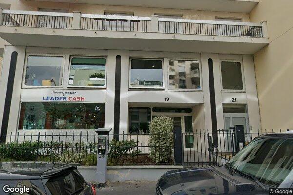 Vue Google Street View du 21 Rue Garnier