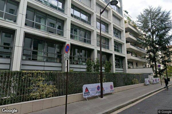 Vue Google Street View du 22 Rue Garnier