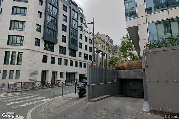 Vue Google Street View du 33 Rue Garnier