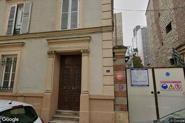 Vue Google Street View du 5 Rue Garnier