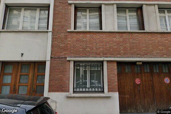 Vue Google Street View du 7 Rue Garnier