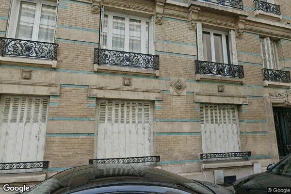 Vue Google Street View du 9 Rue Garnier