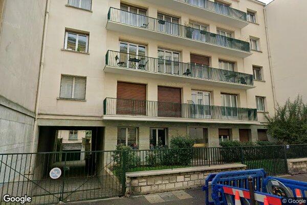 Vue Google Street View du 37 Rue Madeleine Michelis