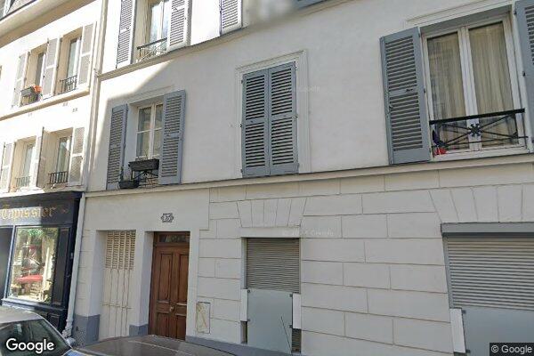 Vue Google Street View du 13 Rue Montrosier