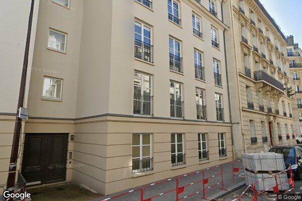 Vue Google Street View du 16 Rue Montrosier