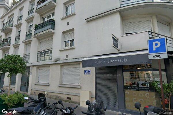 Vue Google Street View du 20 Rue Montrosier