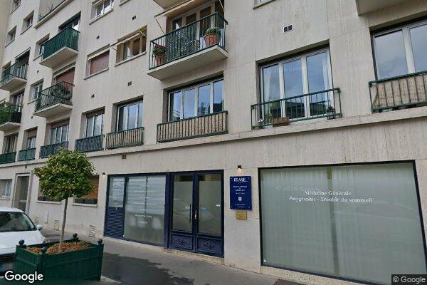 Vue Google Street View du 23 Rue Montrosier