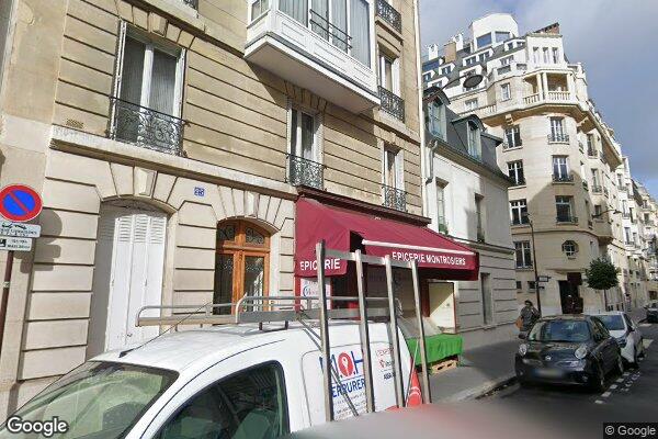 Vue Google Street View du 25 Rue Montrosier