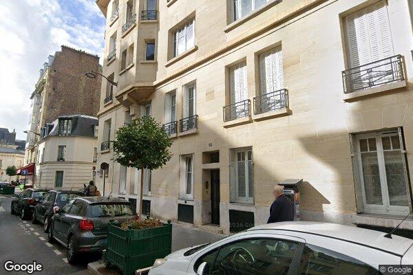 Vue Google Street View du 27 Rue Montrosier