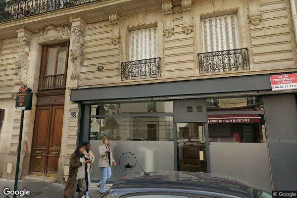 Vue Google Street View du 28 Rue Montrosier
